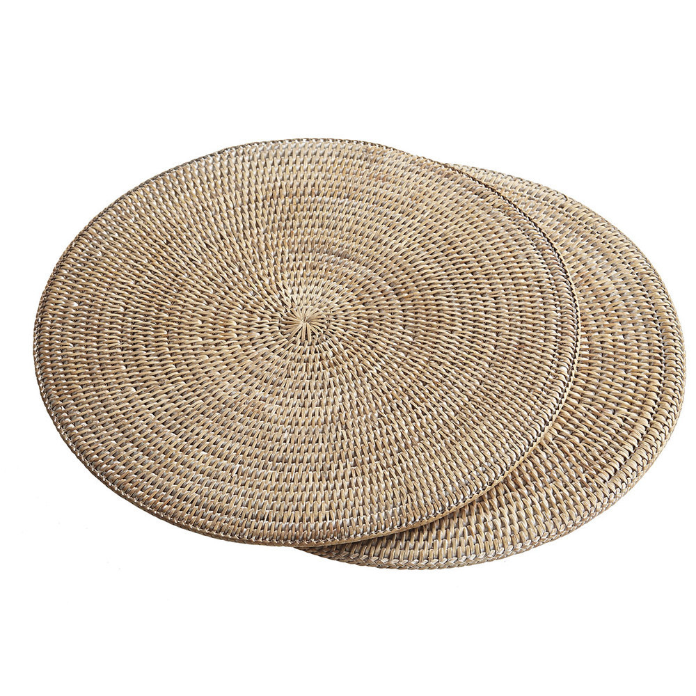 Natural rattan charger plate/Give your table setting some flair with these rattan charger plates