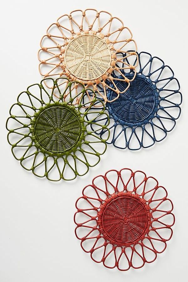 Glamorous Rattan Placemat Decorative Mat Party Tableware Charger From Vietnam