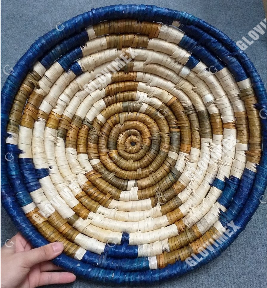 Best Product Adorable Wall Decor Plate Weaving Seagrass Decorative Indoor Interior Made in Vietnam