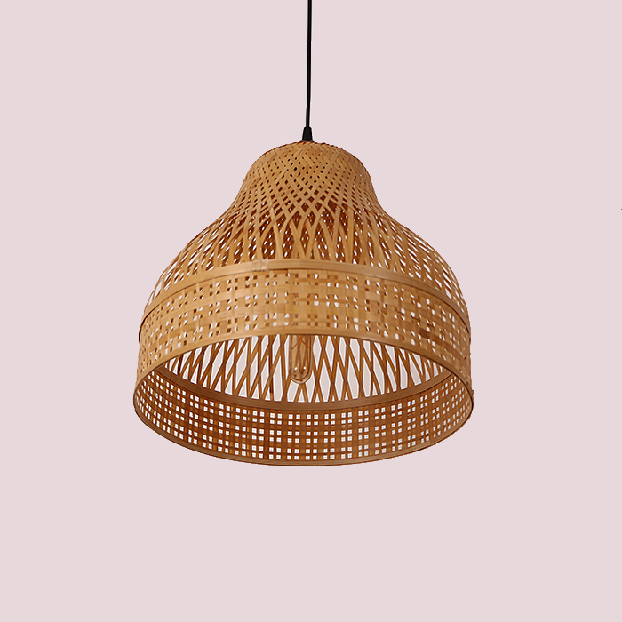 Exclusive Rattan Pendant Lampshade Cover Lampshade Accessories Customized Design For Office Decor