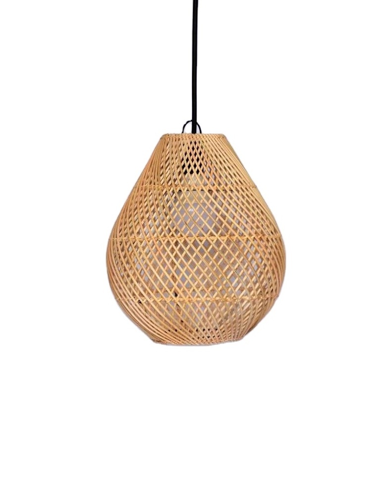 Rattan Bamboo Lamp Shade Ceiling Pendant Light For Decoration in Hotel, Bar, Restaurant