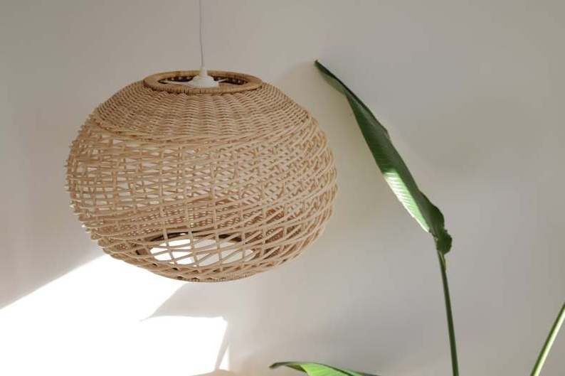 New Design Rattan Lampshades Hanging Lamp Lampshade Frames Traditional Handcrafted Home Decor Luxury