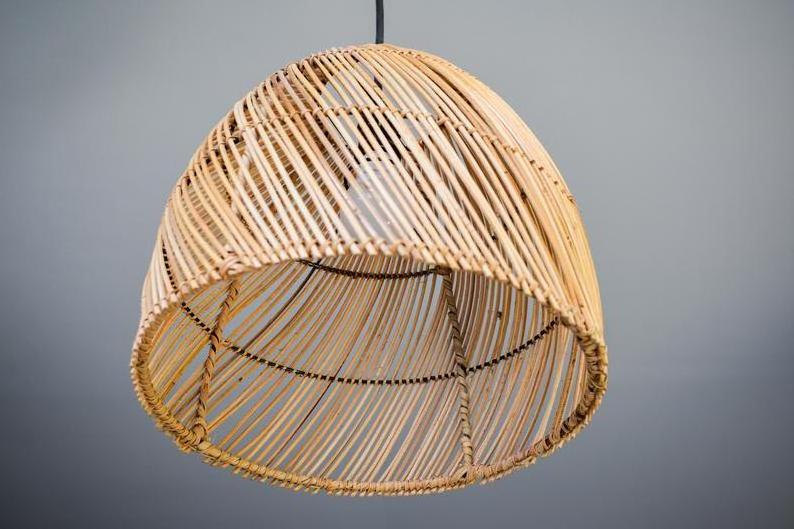 Hot Trend Ceiling Light Eco Friendly Material Bamboo Rattan Lamp Shade Family Home Decoration Light Fixture and Cover