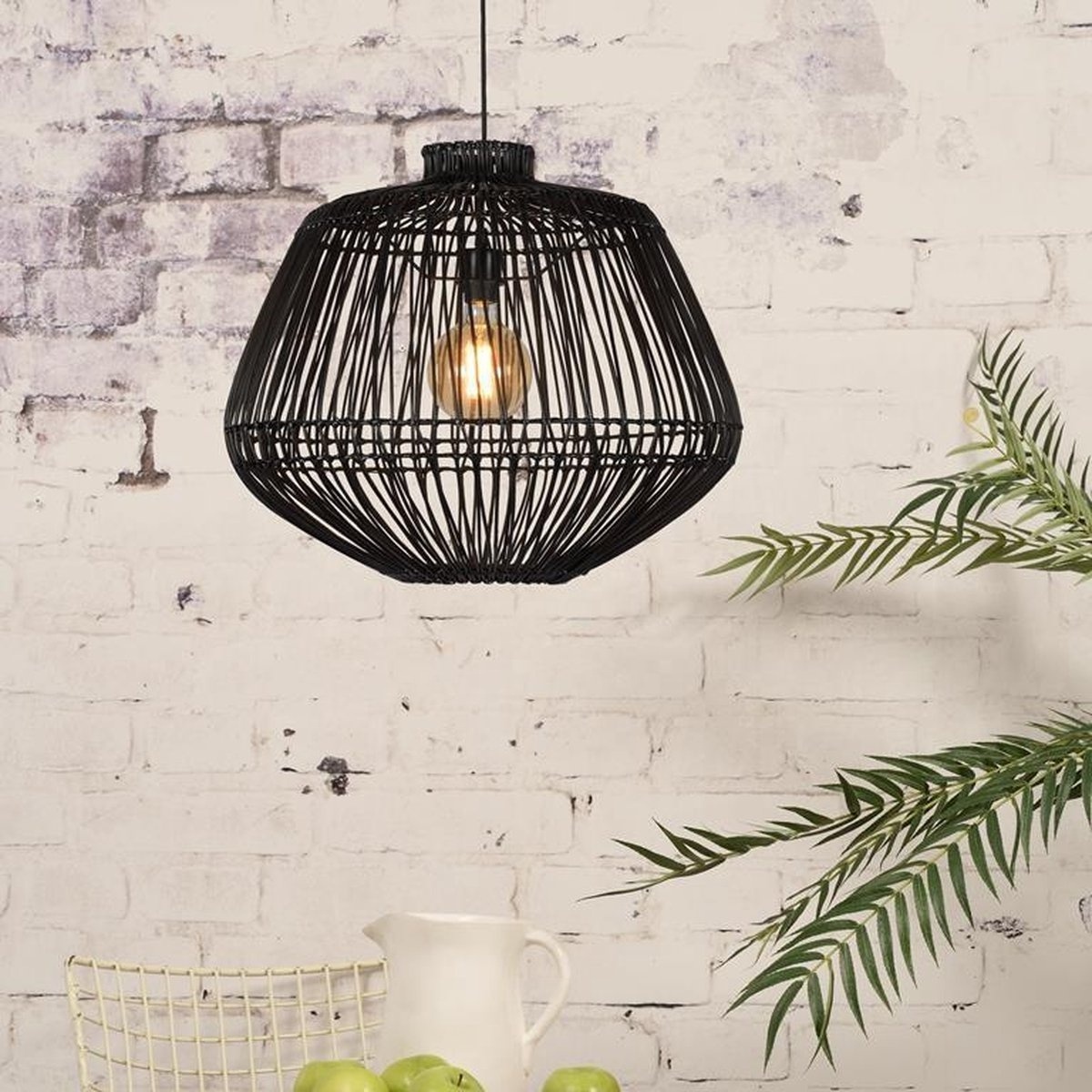 Vietrustic Hot Selling Handmade Vintage Style Ceiling Light Bamboo Lamp Shade Rattan Pendant Light Lantern Wholesale Light