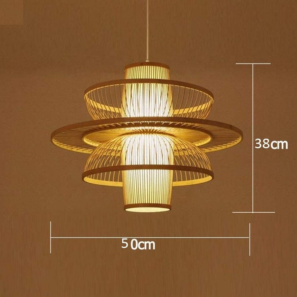 Skillful Rattan Bamboo Lampshade Lighting Cover For Interior And Restaurant Decoration From Vietnam