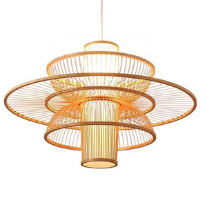 Skillful Rattan Bamboo Lampshade Lighting Cover For Interior And Restaurant Decoration From Vietnam