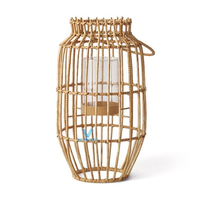 Convenient Rattan Camping Lantern Outdoor Candle Lantern For Outdoor Farmhouse from Vietnam