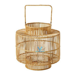 Convenient Rattan Camping Lantern Outdoor Candle Lantern For Outdoor Farmhouse from Vietnam