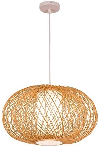 Lampshade Bamboo Rattan Pendant Lamp shade Decoration Lamps for Living Room