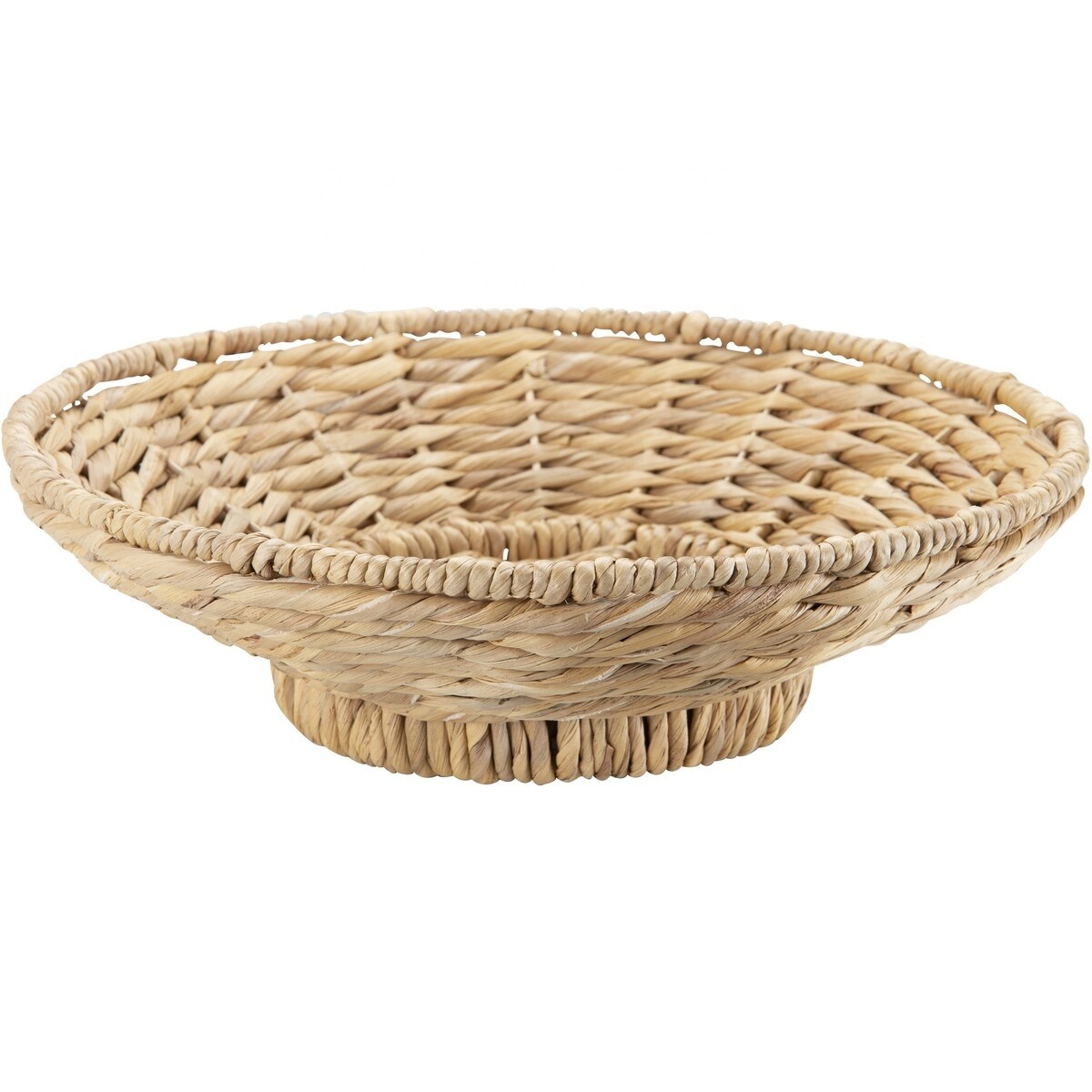 Effective Water Hyacinth Trays Decorative Trays Serving Plate Handcrafted Convenient Home Furniture