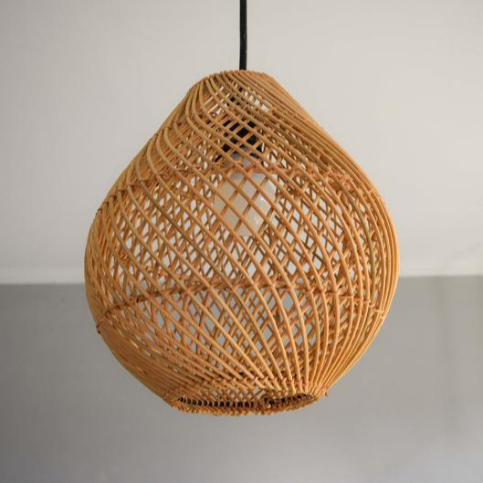 Rattan Bamboo Lamp Shade Ceiling Pendant Light For Decoration in Hotel, Bar, Restaurant