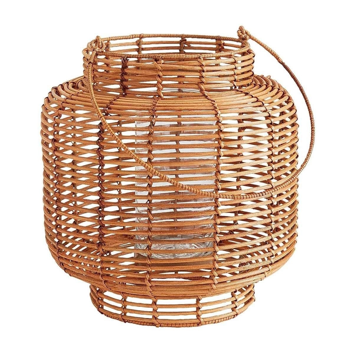 Vietrustic Eco-Friendly Handmade Rattan Woven Bamboo Lantern Set Of 3 Handmade Wicker Hurricane Candle Holder Made In Vietnam