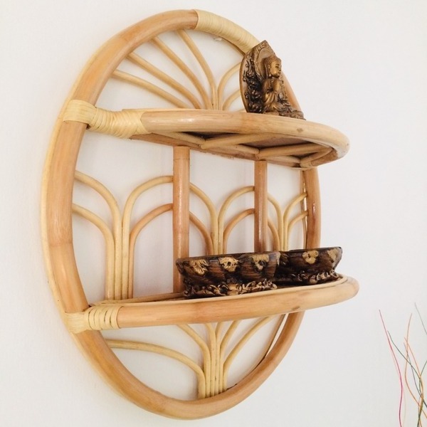 Wholesale Hot Bamboo Rattan Kids Wall Decor Baby Furniture Customize Size Children Room Decor