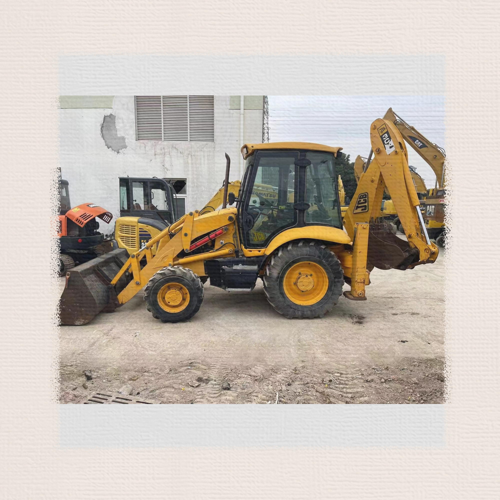 USED Towable backhoe for Sale/Used Backhoe Loader 3CX Wheel Loader JCB3CX