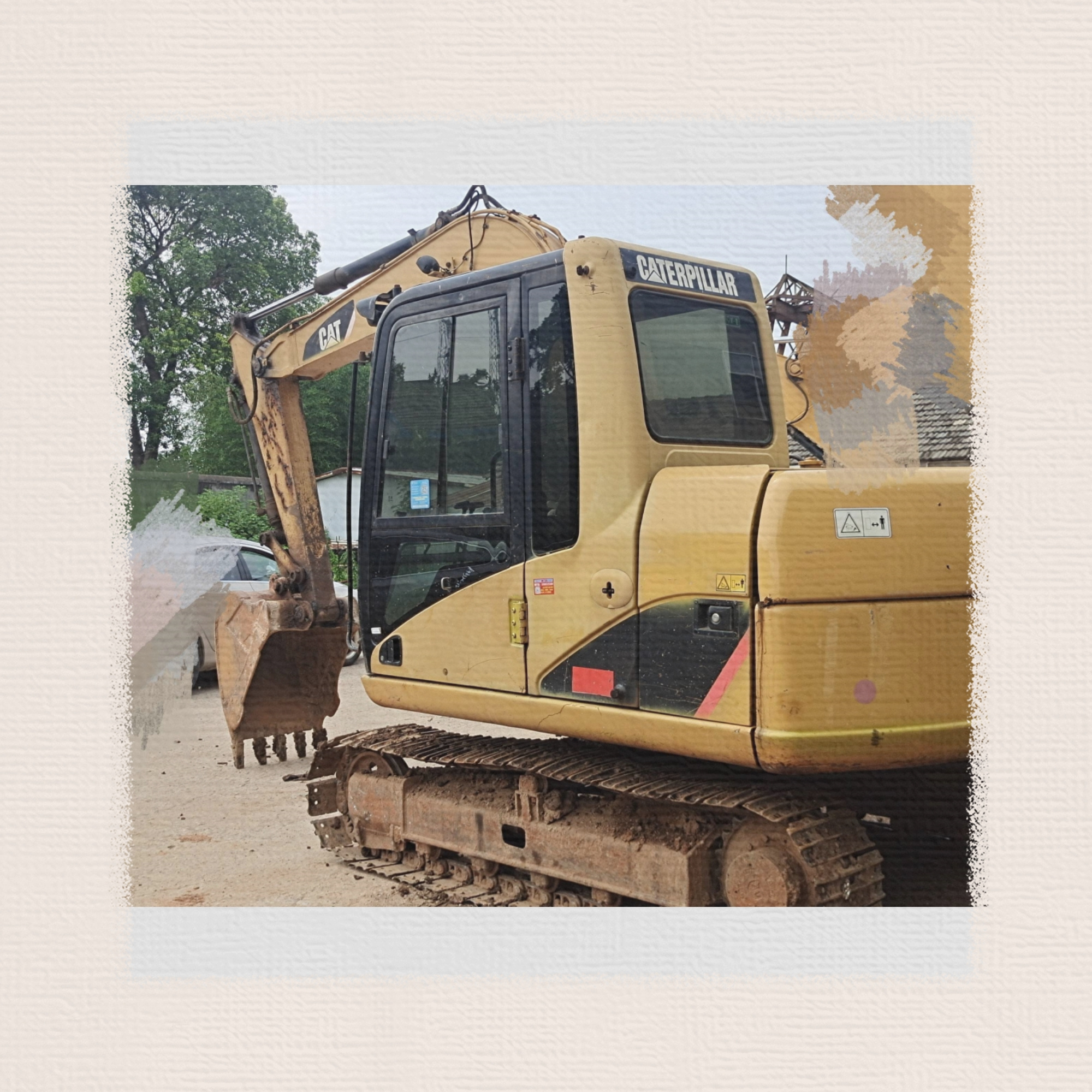 7 ton Used 307D Excavator, used crawler excavator cat 307C from Japan for hot sale