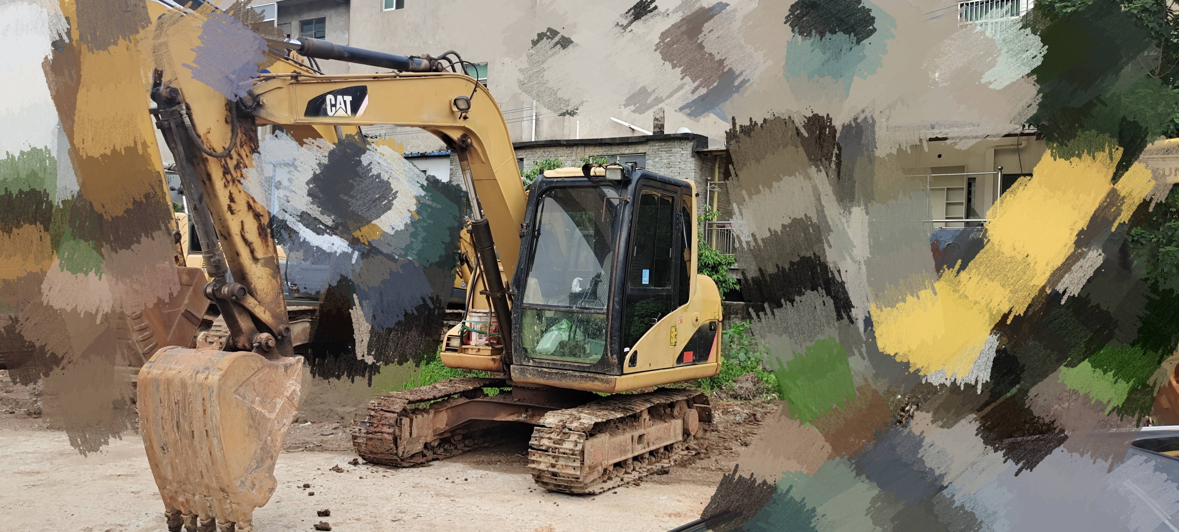 7 ton Used 307D Excavator, used crawler excavator cat 307C from Japan for hot sale