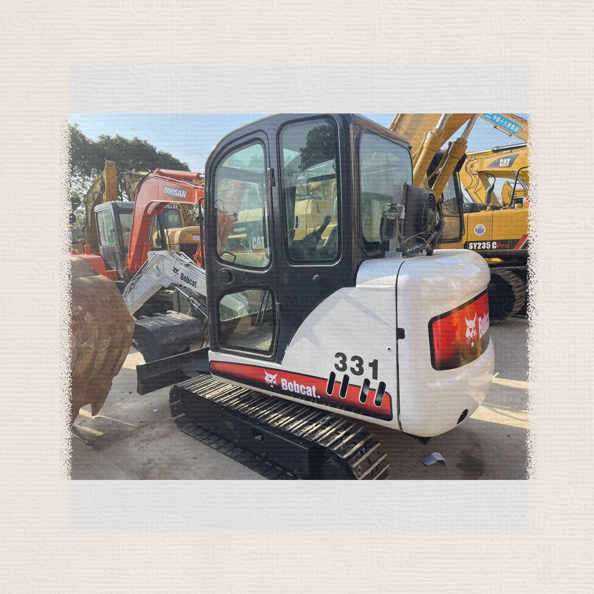 Used Japanese BOBCAT 331G Excavator second hand machine used excavators bobcat 331G mini used excavator