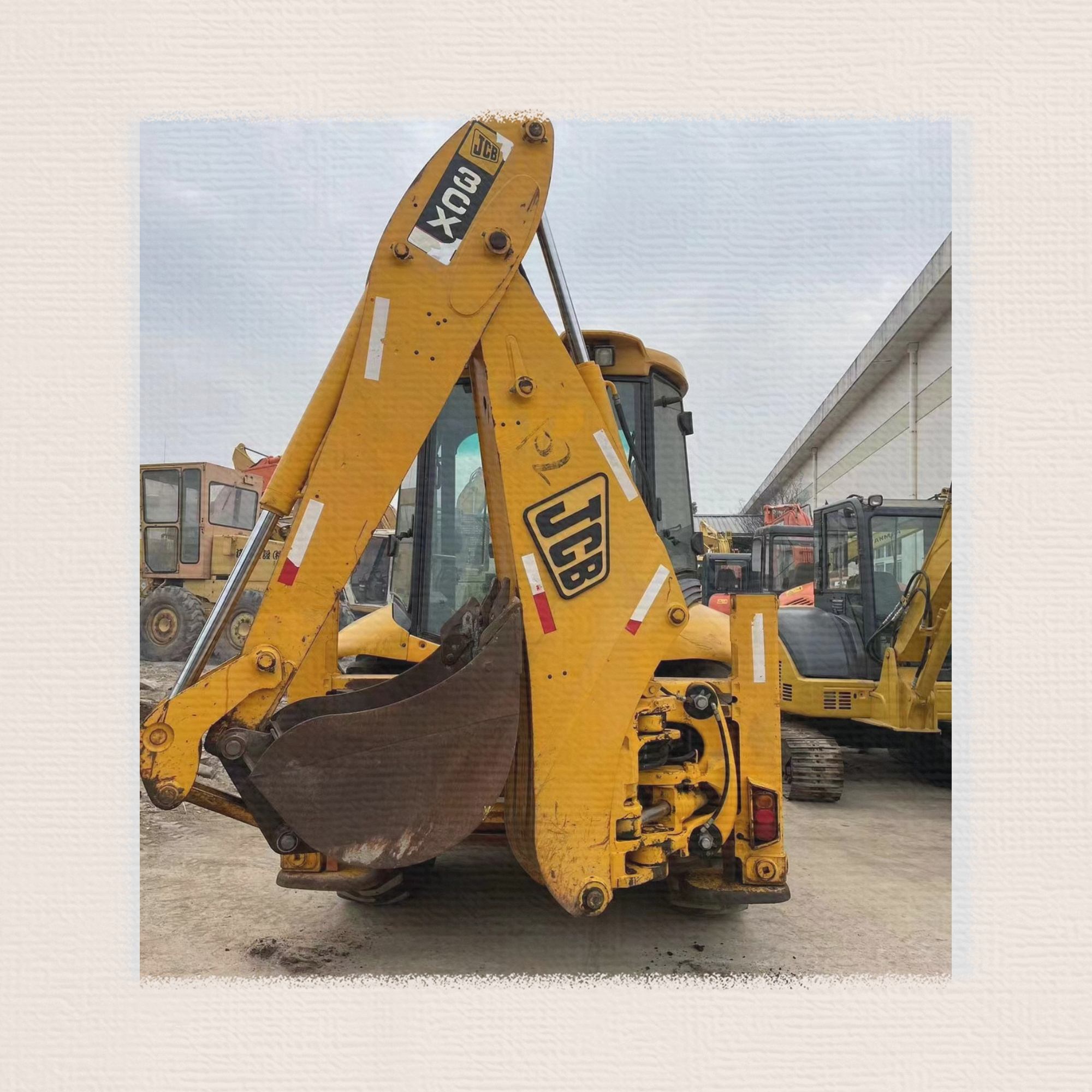 USED Towable backhoe for Sale/Used Backhoe Loader 3CX Wheel Loader JCB3CX