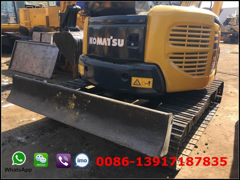 Used Komatsu PC55 MINI digger, secondhand excavator komatsu pc55MR small excavator, 0.3cbm excavator for sale