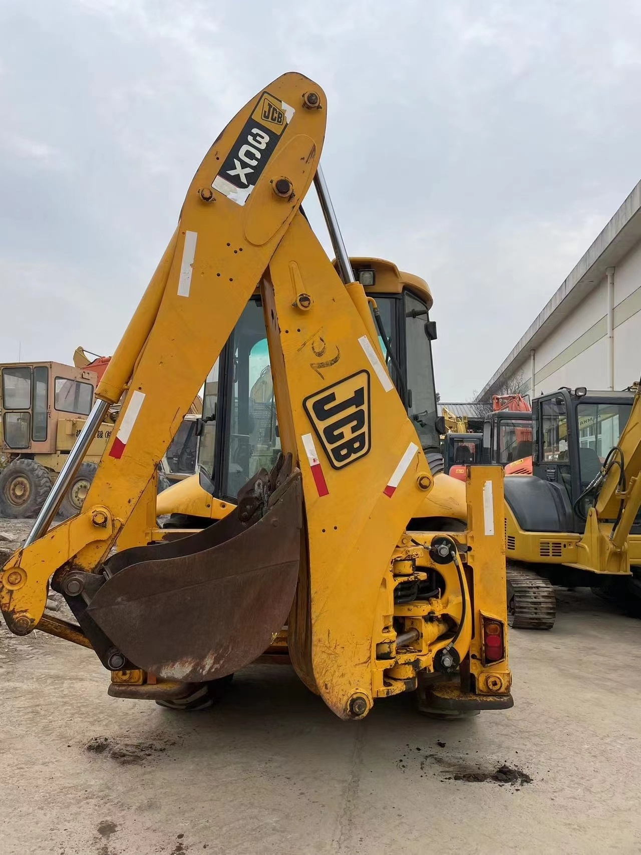 USED Towable backhoe for Sale/Used Backhoe Loader 3CX Wheel Loader JCB3CX