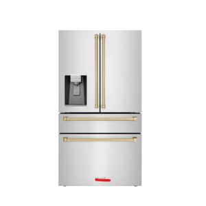 HOT 21.6 cu. ft Freestanding French Door Refrigerator with Water and Ice Dispenser in Fingerprint Resistant Stainless Steel