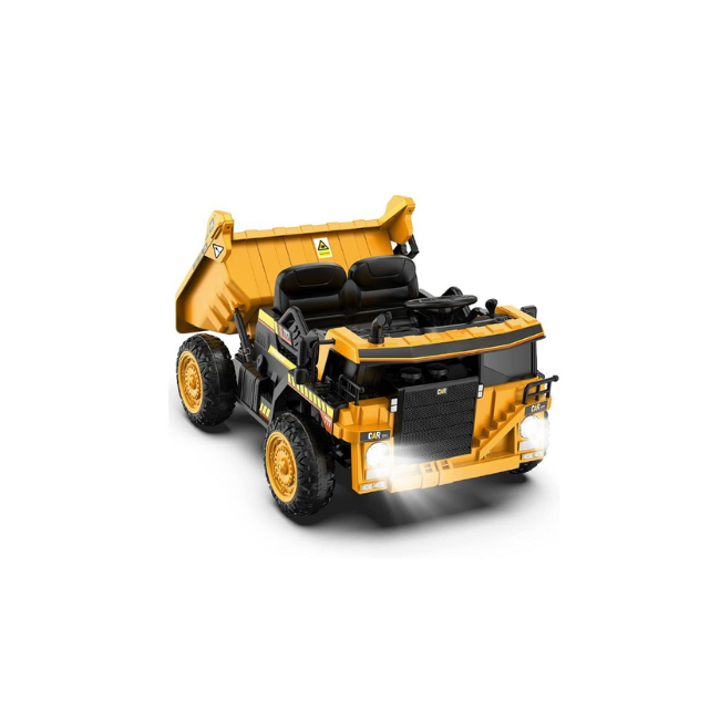 FACTORY PRICE  Ride on Dump Truck 12V Ride on Car with Remote Control Electric Dump Bed and Extra Shovel with Music Player