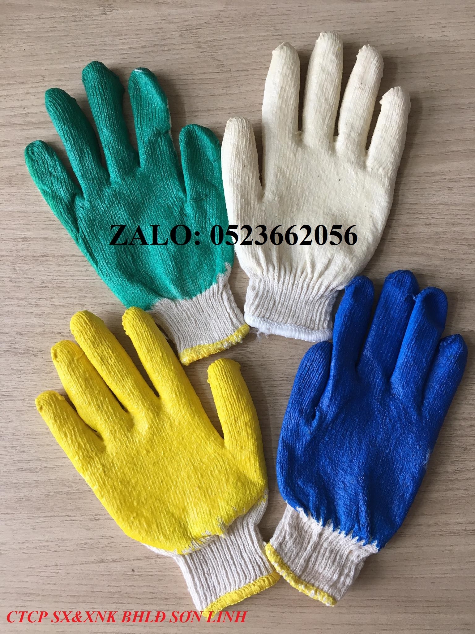 Vietnamese Hot Selling Half Rubber Coated Gloves- Safety Natural Latex Palm Dipping Cotton Glove- Premium Constructive Gloves