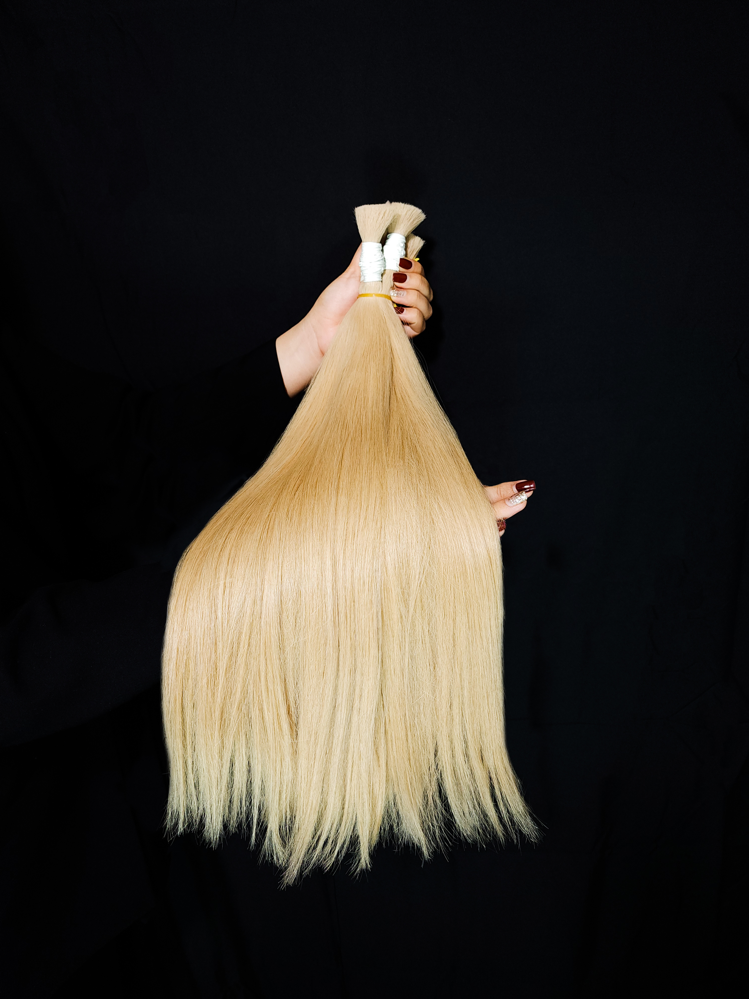 wholesale price Cuticle Aligned Bundles Vrigin  Human Hair Extension blonde color Vietnamese Raw free sample