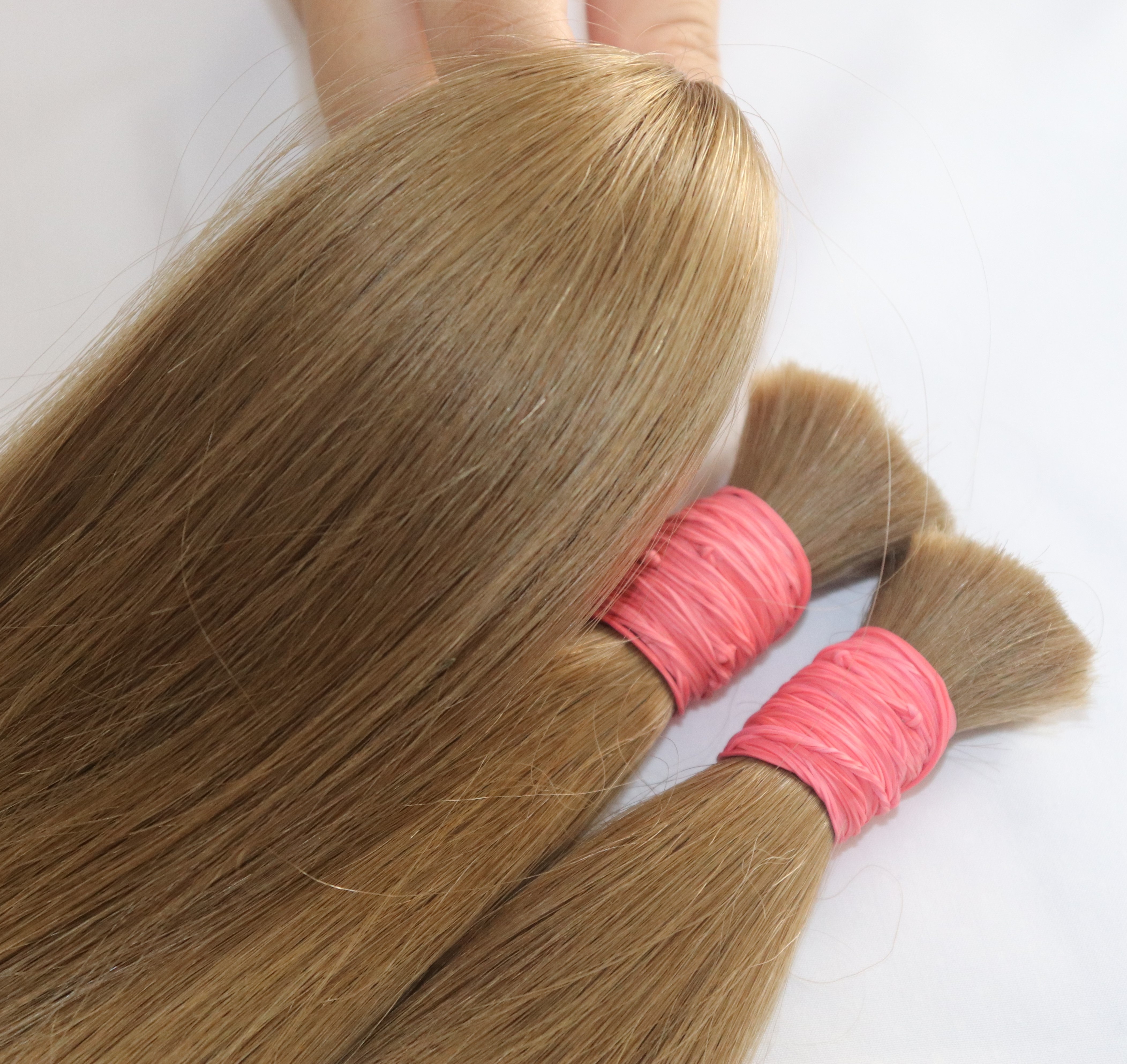 High quality Best Price Color Bulk Hair Slavic Hair 100%  Human Hair Extensions