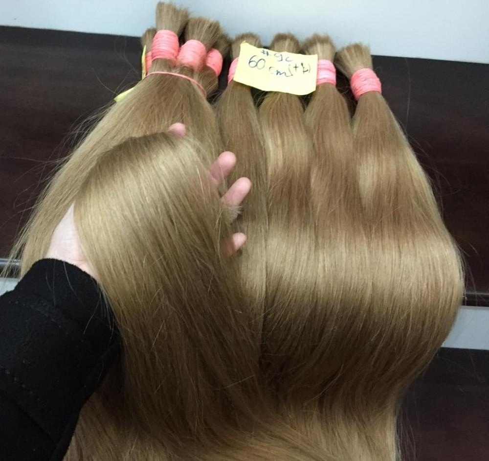 High quality Best Price Color Bulk Hair Slavic Hair 100%  Human Hair Extensions