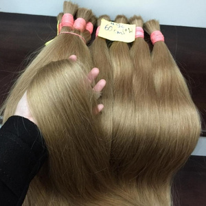 High quality Best Price Color Bulk Hair Slavic Hair 100%  Human Hair Extensions