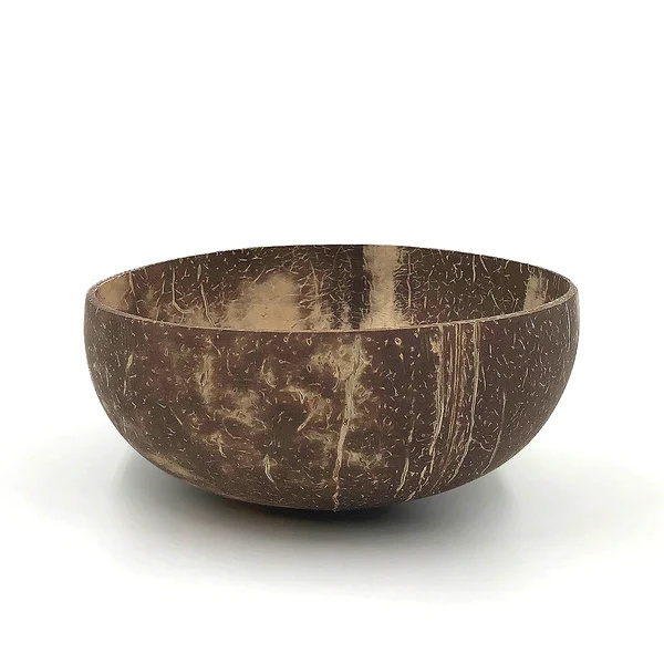 OEM Customized Logo Coconut Shell Bowls Natural Coconut Jumbo Bowls for Smoothie Ice-cream Salad Fruit made in Vietnam