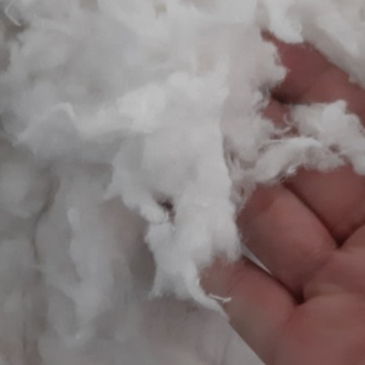 Sustainable White Bleached Cotton Comber Noil for Non-Woven Goods Spinning yarn and Filling Material Cotton - Ms. Florence