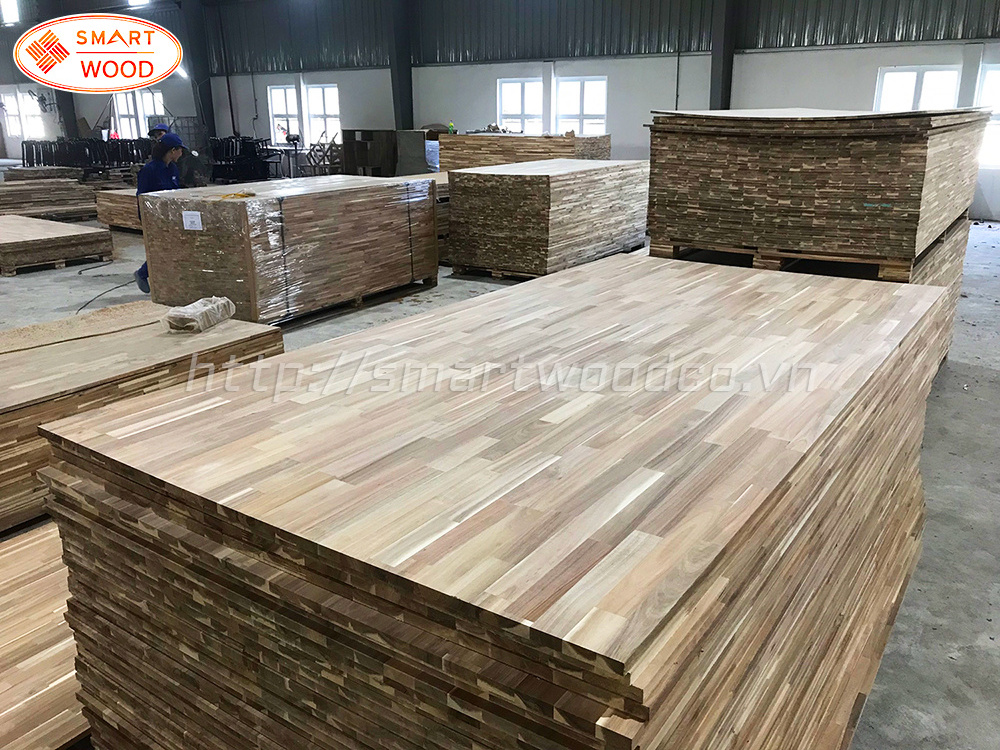 FSC ACACIA WORKTOP / TABLE TOP/ COUNTER TOP ACACIA FINGER JOINT BOARD FINGER JOINT PANEL NATURAL COLOR