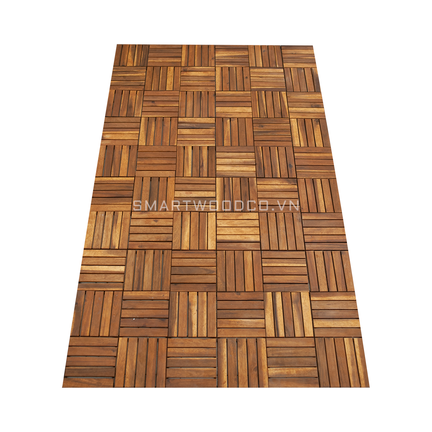 OUTDOOR WPC WOOD PLASTIC COMPOSITE ACACIA DECKING TILES VARIOUS OILED COVER 20 CAMP FROM SAMRTWOOD