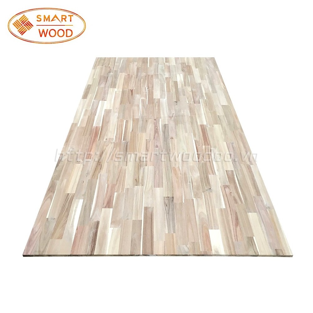 HIGH QUALITY ACACIA WOOD FINGER JOINT PANELS APPLIED FOR FLOORING, INDOOR SPACE  OR FURNITURE