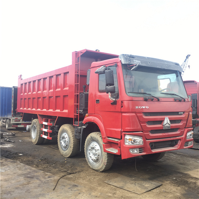 used cheap howo 8x4 375 dump truck for sale,howo used dump truck 8x4 375 camion price of sale