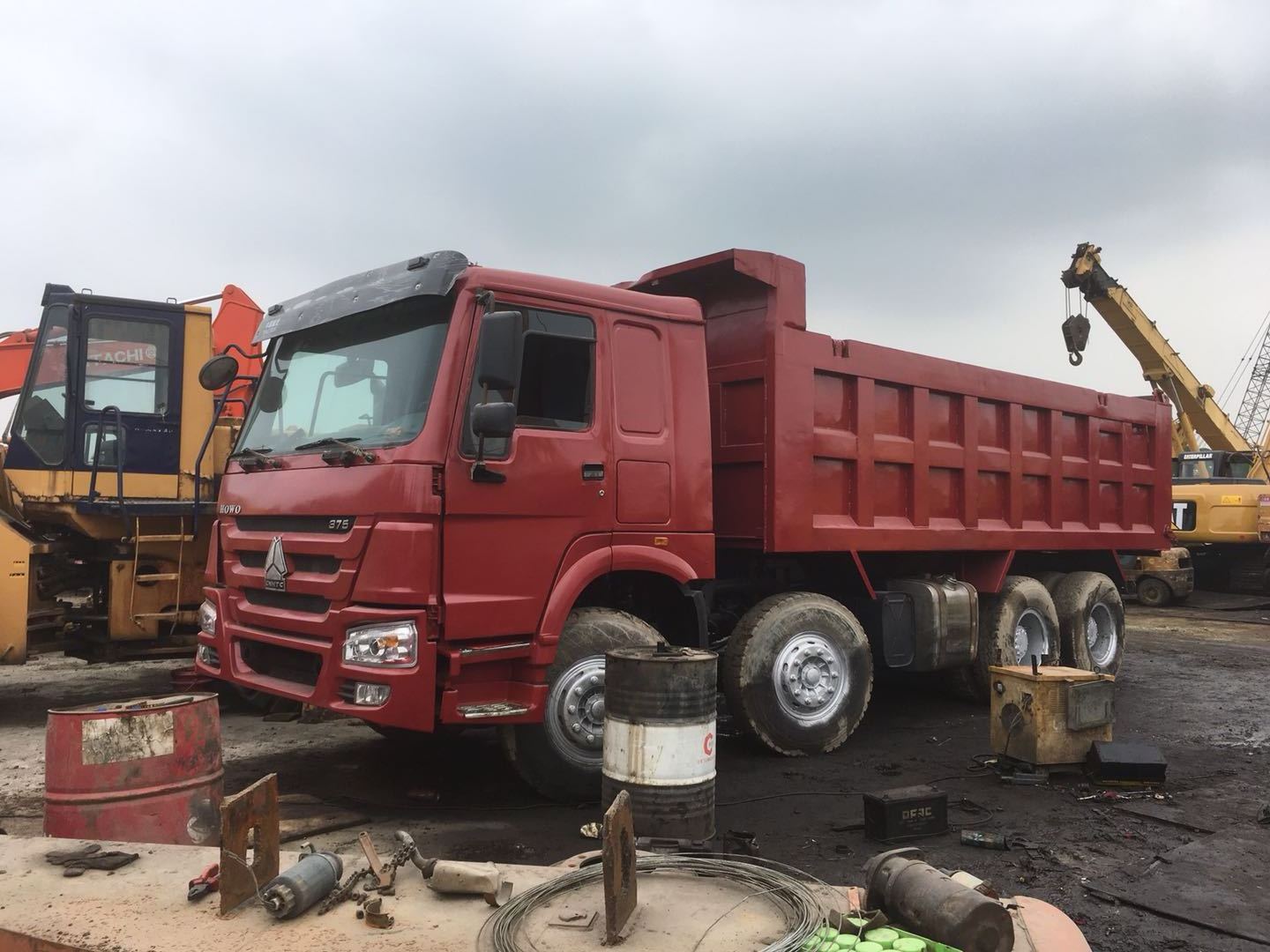 used howo 8x4 dump truck, 12 wheel price of sale