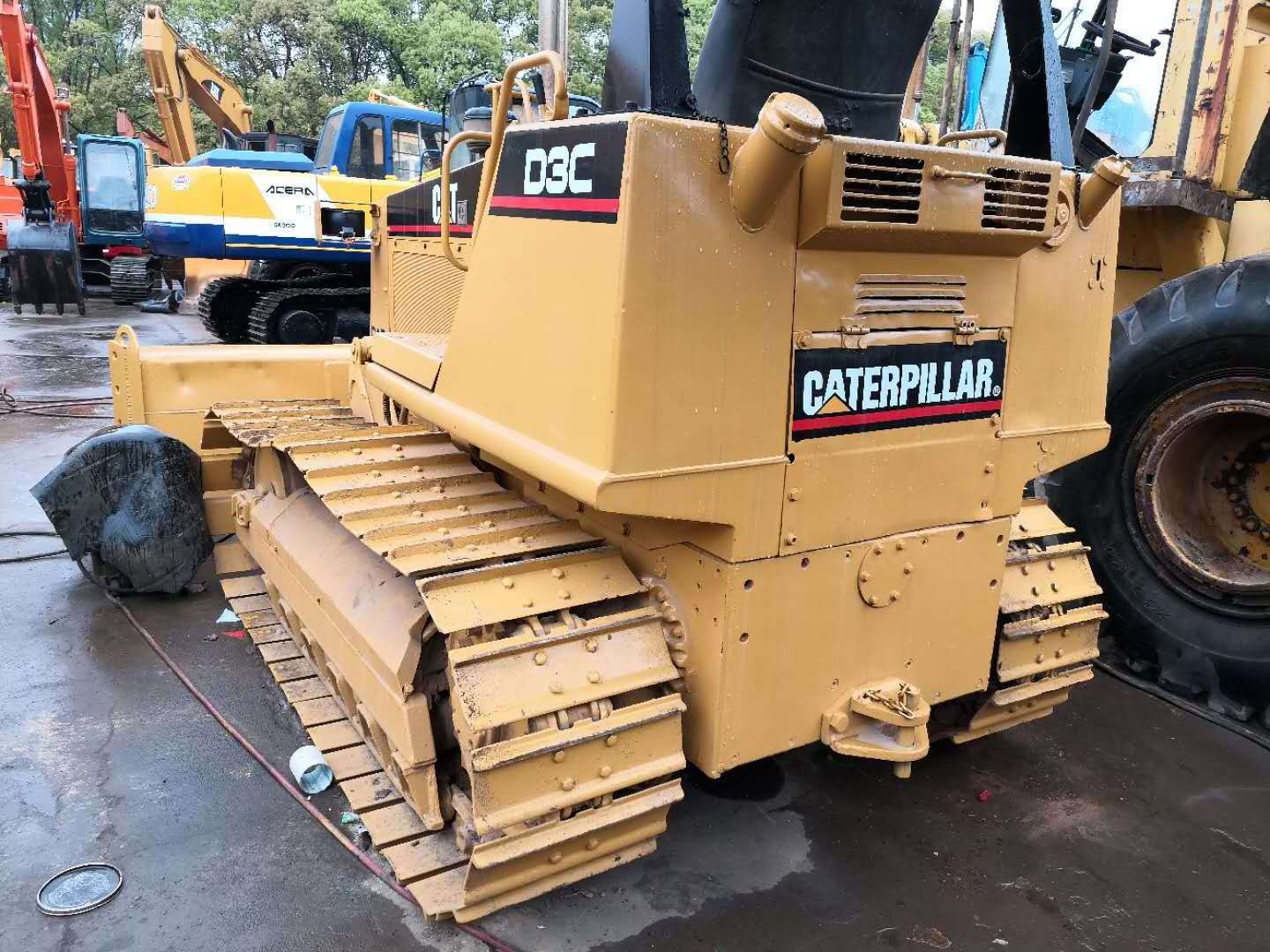 Used CAT D3C Dozer Second Hand Cheap Bulldozer CAT D3 Mini Bulldozer For Sale