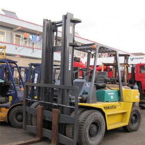 Cheap Used Komatsu Forklift 8 ton Diesel Komatsu FD80 second hand forklift FD80/ FD30