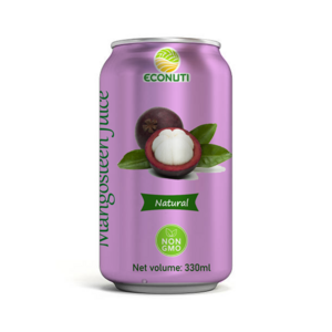 Can 330ml Wholesale Mangosteen Juice Drink Tropical Fruit Juice Vietnam beverages product OEM Price