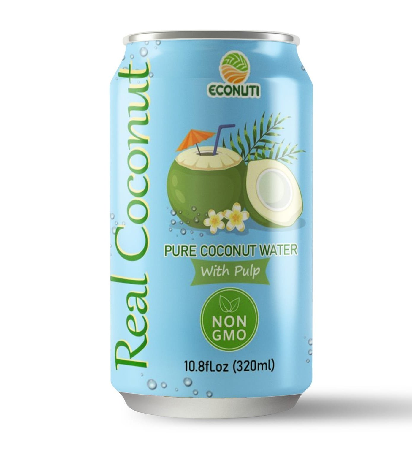 Sparkling Coconut Water Juice Drink Best Quality Best Beverages OEM Factory Price Slim can 250ml