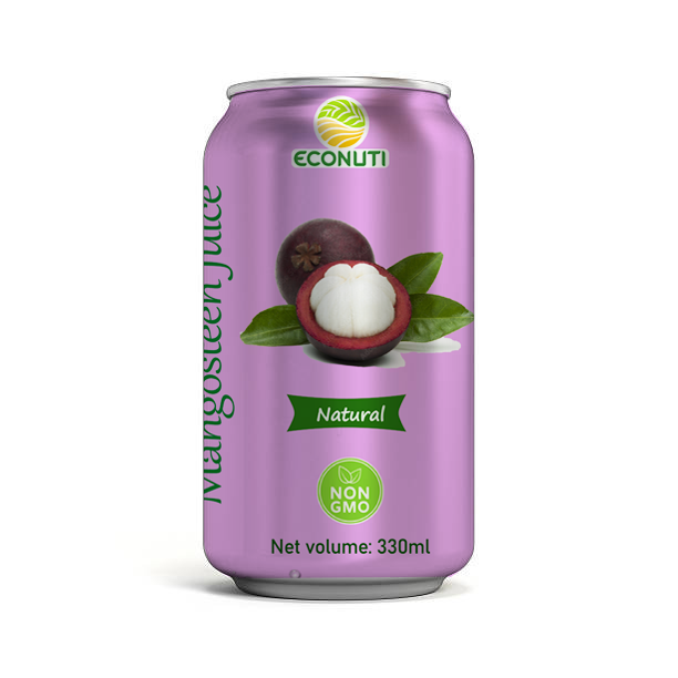 Mangosteen Juice Drink Best Tropical Fruit Juice from Vietnam Supplier Beverage Normal can 330mL