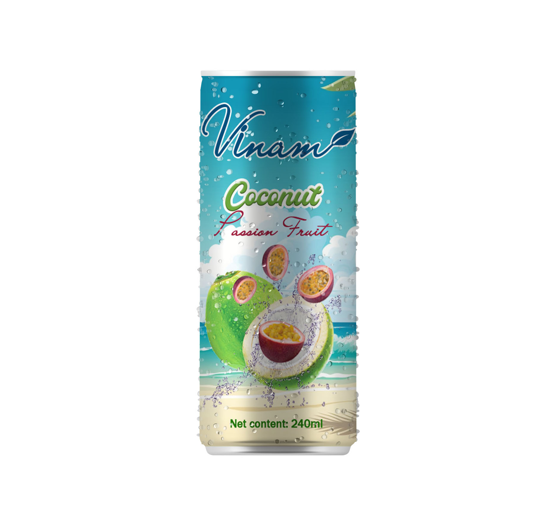 RTD Fresh Passion Fruit Juice Drink 240ml YOOH brand Vietnam Beverage