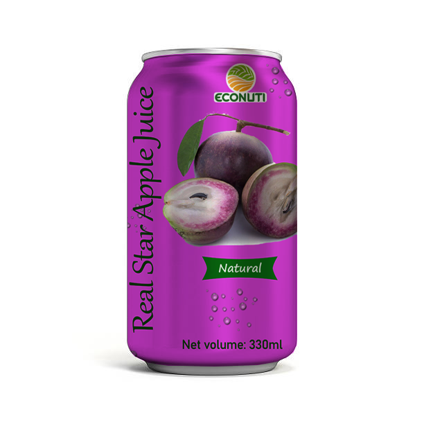 OEM Premium Fruit Juice Customized Logo Mangosteen Juice Drink Canned 330ml Best Delicious Vietnam Beverages