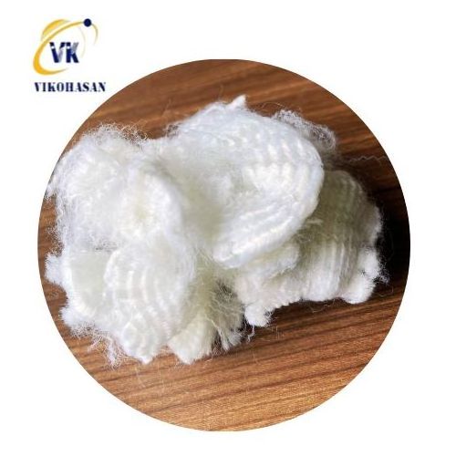 Top of largest Vietnam Manufacturer of Recycled polyester staple fiber 6D -15D Hollow 100% pet For pillow filling padding sheet