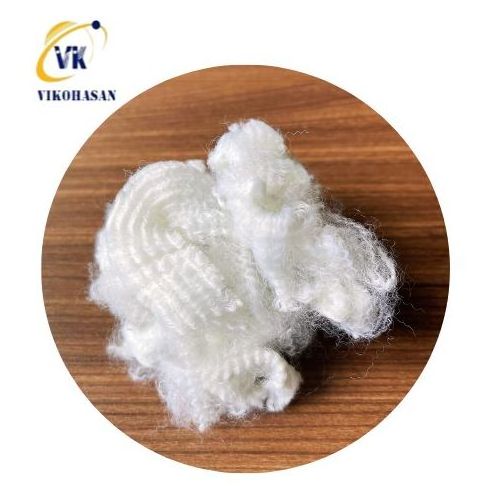 Top of largest Vietnam factory of polyester staple fiber 6d*64mm 15D*64MM Solid 100% pet For pillow filling padding sheet