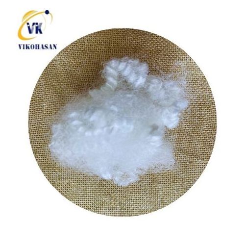 Top of good quality  polyester staple fiber 6D/15D*64MM Solid 100% pet low price for pillow stuffing  padding sheet