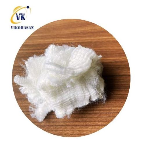 Top of largest Vietnam Manufacturer of Recycled polyester staple fiber 6D -15D Hollow 100% pet For pillow filling padding sheet