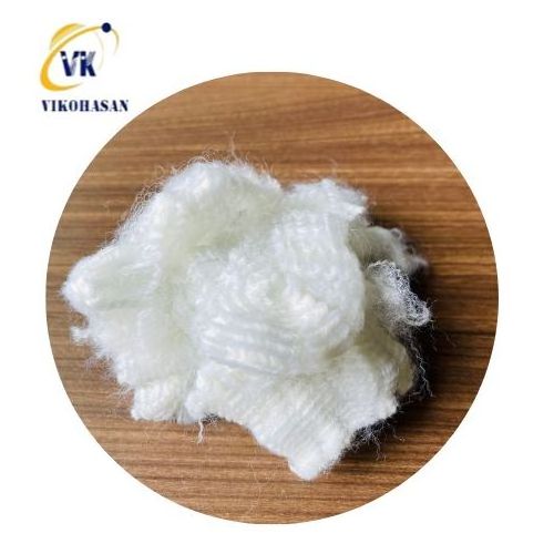 Top of largest Vietnam Manufacturer of Recycled polyester staple fiber 6D -15D Hollow 100% pet For pillow filling padding sheet